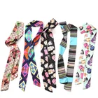 Scarf Fashion Stylish Printed Graceful Ladies Square Satin 100% Silk Scarf Scarves For Women