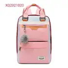 School High Fashion Casual School Bag High School Student Travel Backpack Contrast Color Backpack