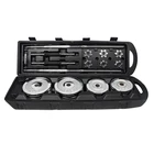 Weight Bar High Quality Adjustable Dumbell Set 50 Kg Free Weight Lifting 2 In 1 Barbell And Dumbells Cast Iron With Bar