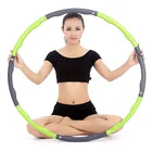 Custom Color 8 Section Fitness Fat Burning Adult Hoola Ring Hoop Adjustable Detachable Hoola Ring Hoop