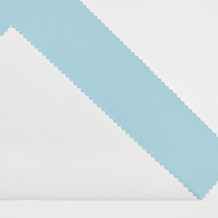 Hot Sale Solid Knit 49% Polyester 46% Rayon 5% Spandex Material Scuba Fabric for Women Dress 290GSM details