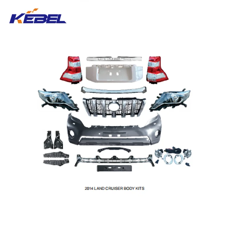 KEBEL Good Supplier High Quality Auto Car Accessories Front Bumper Kit OEM Car Bumper Kit for TOYOTA UPGRADE 2014 LAND CRUISER factory