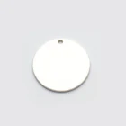 Silver Blank Silver Blank Engraving Pendants High Quality Silver Round Blank Engraving Pendants