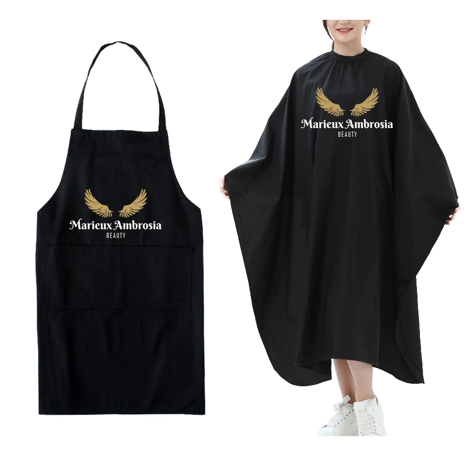 Hairdressing Cape Hair Cutting Cloth Barber Salon Capes Wholesale  Professional Black Waterproof Customized Logo Item Time Pcs - Buy Hairdressing  Cape,Waterproof Pvc Hairdressing Capes,Barber Capes And Aprons Product on  