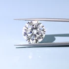 High Quality Loose Synthetic Lab Created Moissanite Round Brilliant Cut Moissanite Stones For Jewelry