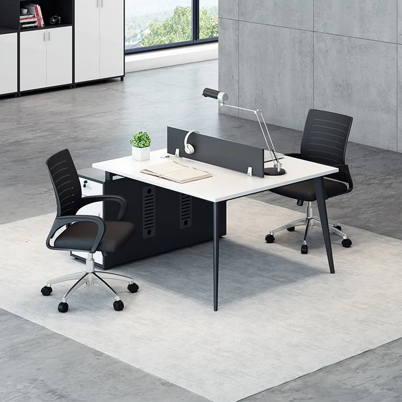 Computer Modern Adjustable Luxury Pc Wooden Furniture Manager White Table Executive Office Desk