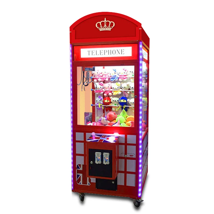 Coin Operated Game Mini House Claw Machine Plush Toy Crane Baby Claw Vending Machine