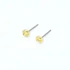 Copper Earrings Coppercopper Flower Elegant Copper Plating Real Gold Ear Rings Earrings For Women