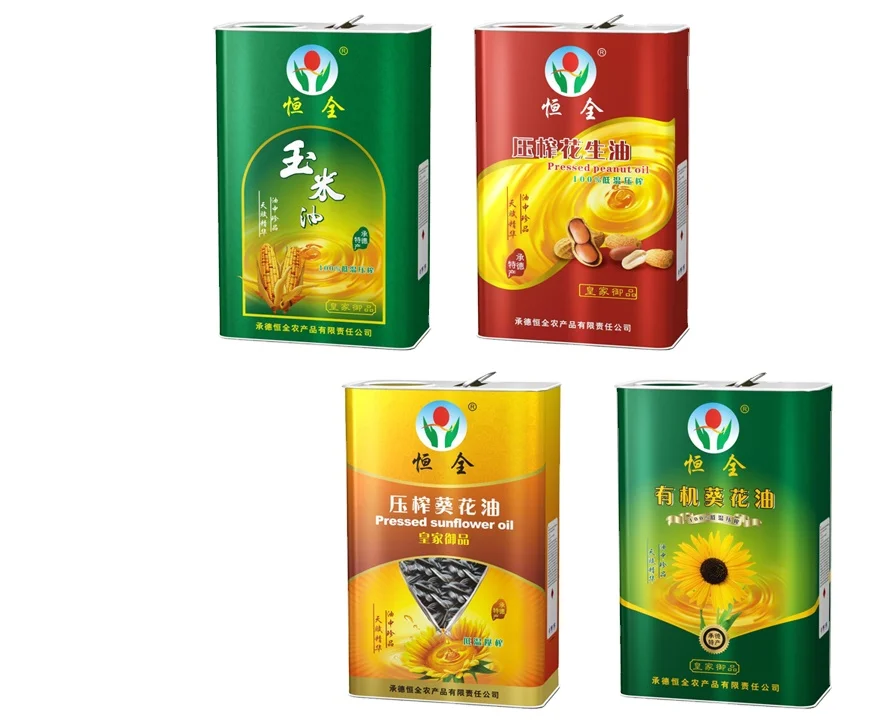Wholesale 500ml Food Grade ISO9001 Certified Olive Oil Tin Can with Plastic Lid for Custom Printing