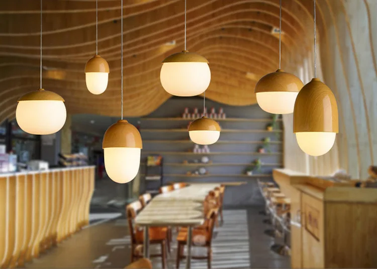 Modern Glass Pendant Light Decorative Hanging Pendant Light Zhongshan Guzhen Factory Supplier Restaurant Pendant Light