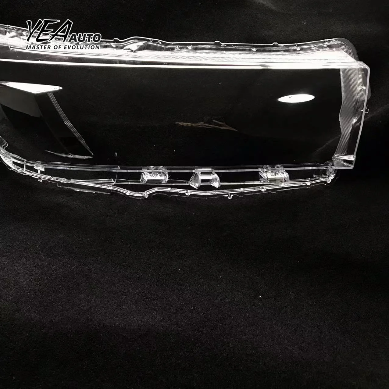 product yea auto car headlight cover headlight glass lens glass for toyota highlander lens cover 2018 2019 pc lampshade clear shell743-4