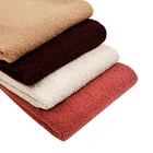 Polyester Bulk New Style 100% Polyester Knitted Teddy Velvet Plush Super Soft Sherpa Fleece Fabric For Clothing Toy