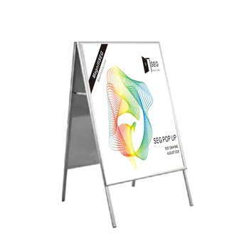 High Quality Free-Standing Double Side Banner Stand for Advertising and Promotion Display