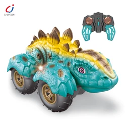 Chengji wholesale toy 4wd tumbling stunt electric rc dinosaur stunt car 4wd 2.4ghz rc car radio control stunt car for kids
