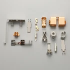 Precision Hardware Electronic Shrapnel Small Electrical Aa Stamping Metal Contact Brass Bending Battery Spring Clip