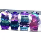 Natural Hand Carved Natural Rainbow Fluorite Crystal Goddess Woman Lady Body Carving With Cheap Price