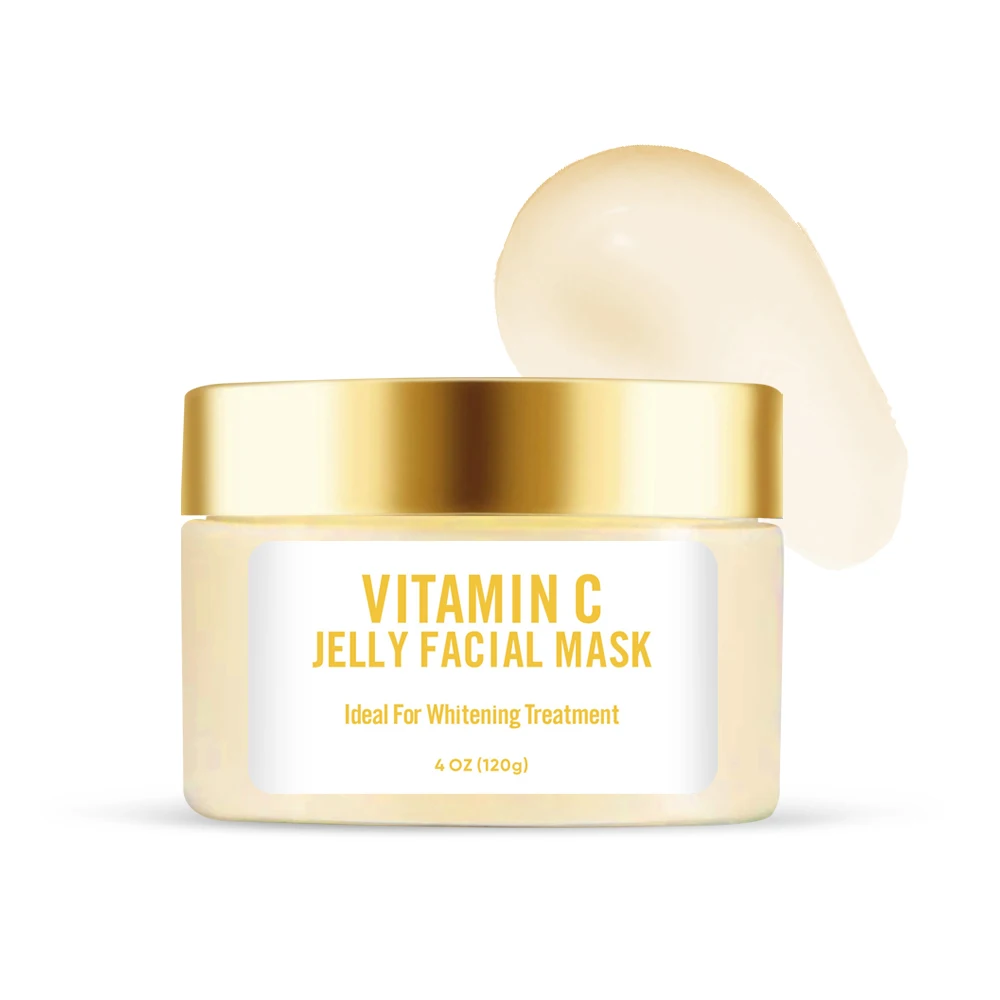 Vitamin C Whitening Sleep Face Mask Beauty Skin Care Products Organic Glow Hydrating Facial Sleeping Mask Cream Private Label