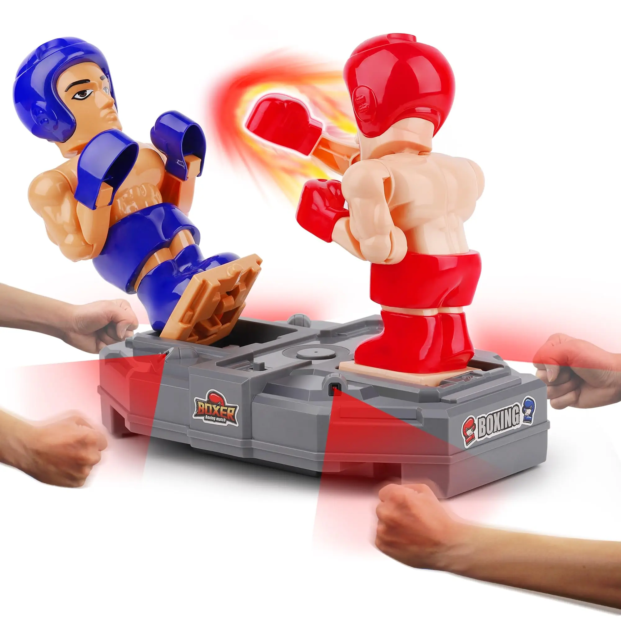 Wholesale Electronic Boxing Toys RC Fighting Robots Board Games Wrestling Battle Bots Interactive Punching Boxer for Party Game