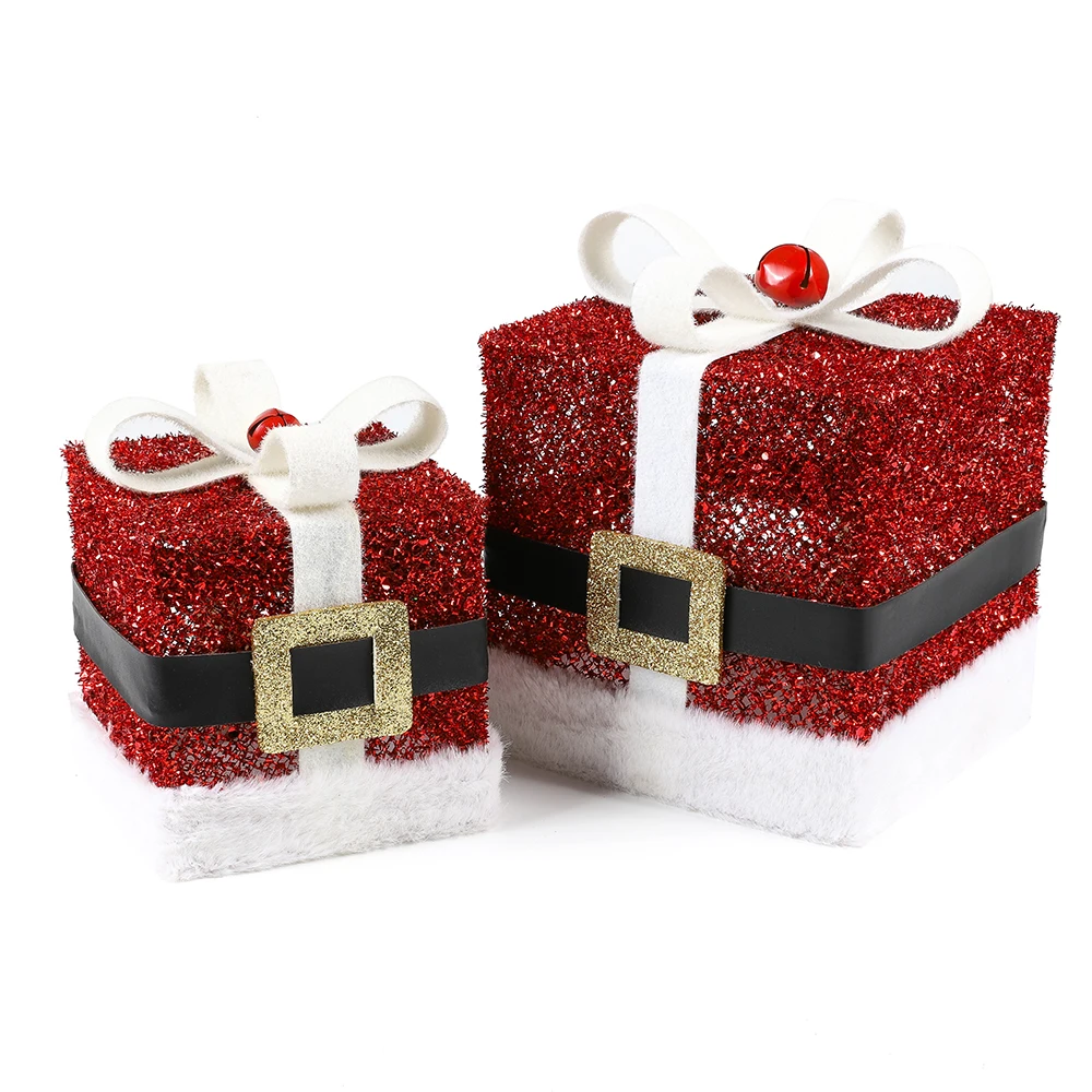 christmas santa claus decorative gift box present