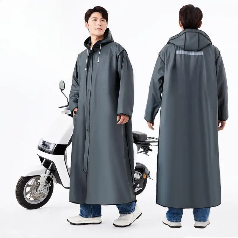 Wholesale Factory Direct Supply Electric Thickened ABS Plastic Motorcycle Raincoat-Business/Luxury Design Adjustable Waterproof