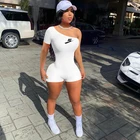 Rompers Short 2021 Womens Jumpsuit Rompers Biker Short Set Outfit Women Bodycon 1 Piece Jumpsuit