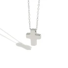 Charm Cross H-N502 Minimalist Women Men Fashion Charm 925 Sterling Silver Cross Necklace