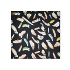 Silk Fashion Style Customized Logo Silk Feeling Satin Square Scarf Bandana
