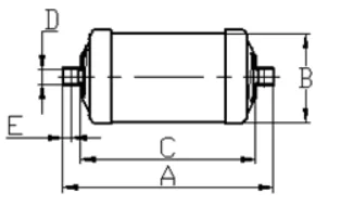 Filter Drier, DUNAN, 1/2", 1/4" - detail 6