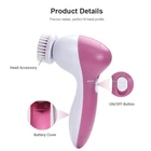 5 In 1 Electric Wash Face Machine Face Massager Electric Facial Cleansing Brush Set