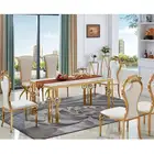 Table 2021 Hot Sale American Style Living Room Luxury Modern Dining Table Set