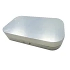 Tin Box 2021 Hot Sale Gift Aluminum Square Empty Metal Tin Box Rectangle Aluminum Metal Tin Box Large Tin Storage Box