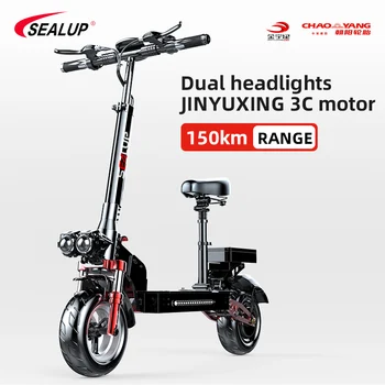 SEALUP Q25 48V 1000W electric mobility scooter New and the most popular 10 inch fat tires scooters electr