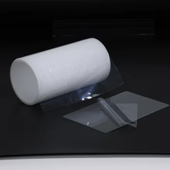 Multi specification custom glass plastic product surfaces protection clear transparent self-adhesive PE film roll