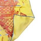 Brand Design Scarf Scarf Scarf Scarf 14MM 90*90CM Luxury Brand Original Design Scarves Large Square Silk Scarf Women
