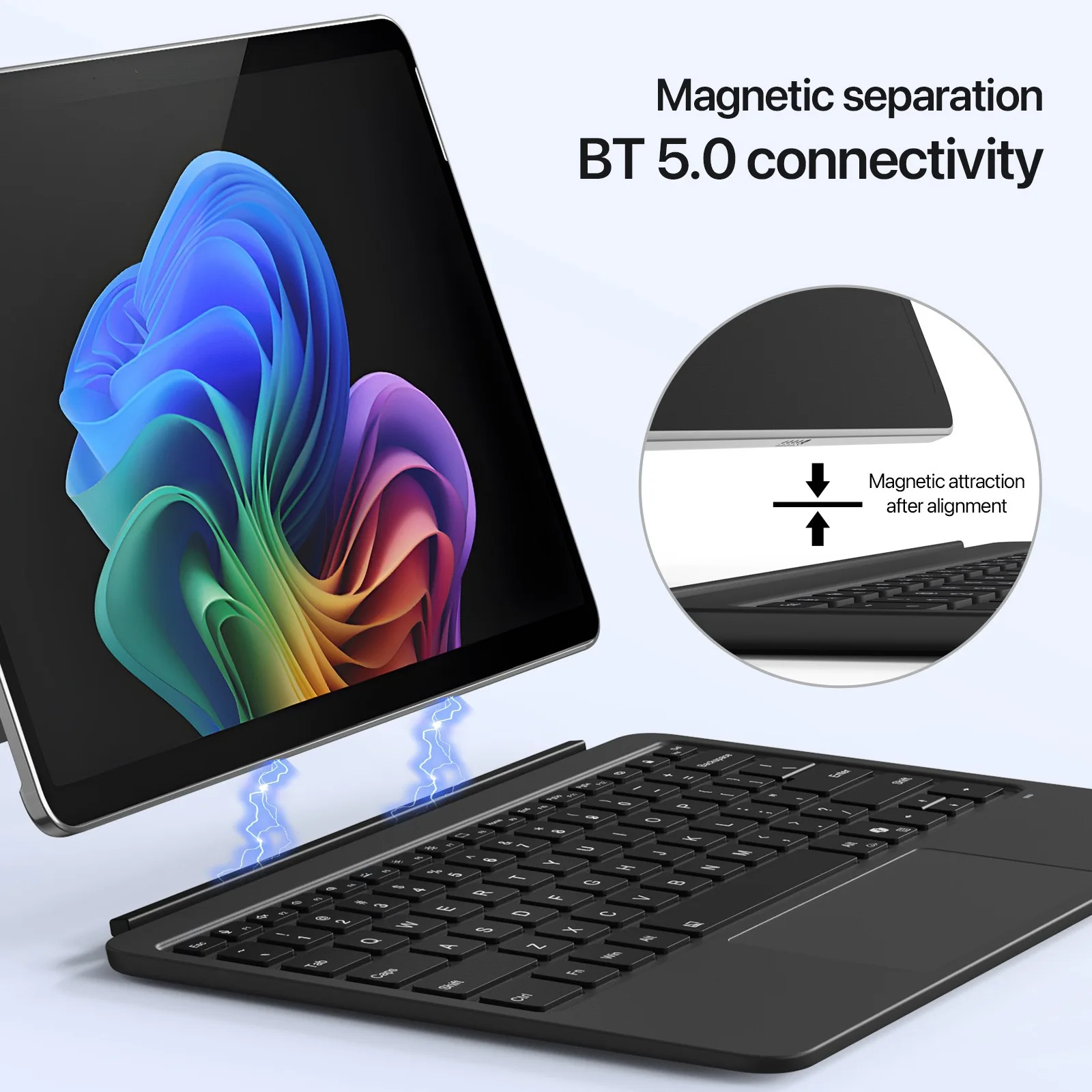 product the magic keyboard for surface pro12 for bluetooth touch control laudtec-5