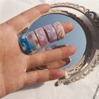 Round Rings Korea Fashion Vintage Simple Aesthetic Resin Colorful Acrylic Thick Round Rings For Women Girls