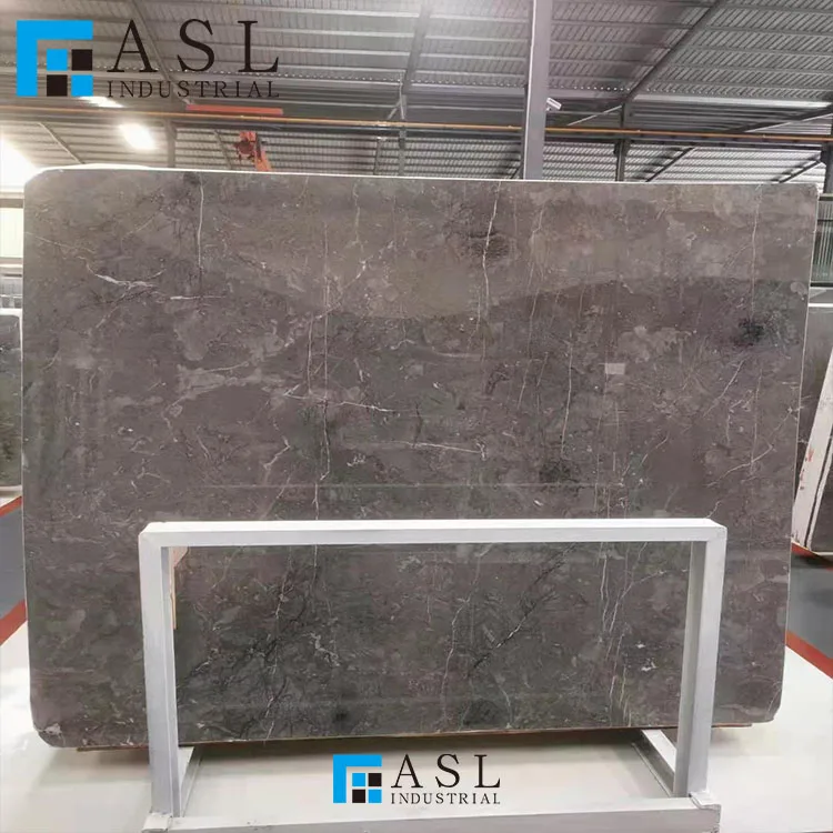 Italy Wyndham grey marble tile and slabs China naturlike atlantis ocean gray type marble of ziarat 24x24