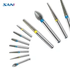 Dental Dental Burs SANI Dental Clinic Diamond Bur Safe End Diamond Preparation With CE /ISO 13485 Approved