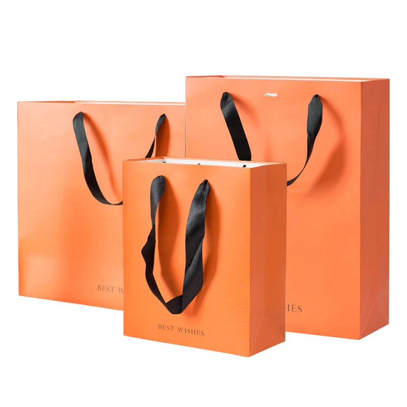 Stock Customized Paper Gift Bags 