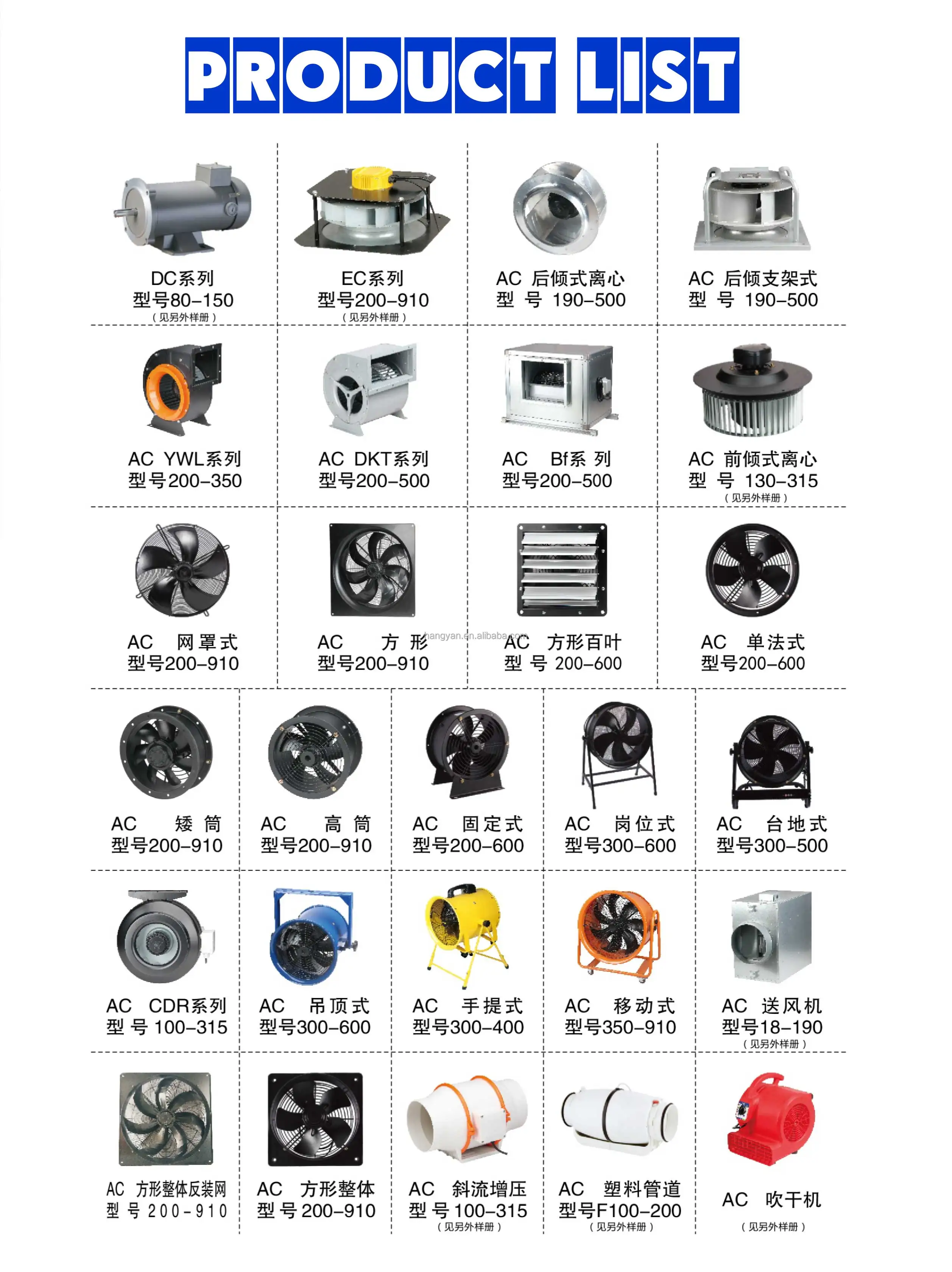 Mixed Flow Fan, 150mm, 220v 50, Plastic - detail 24