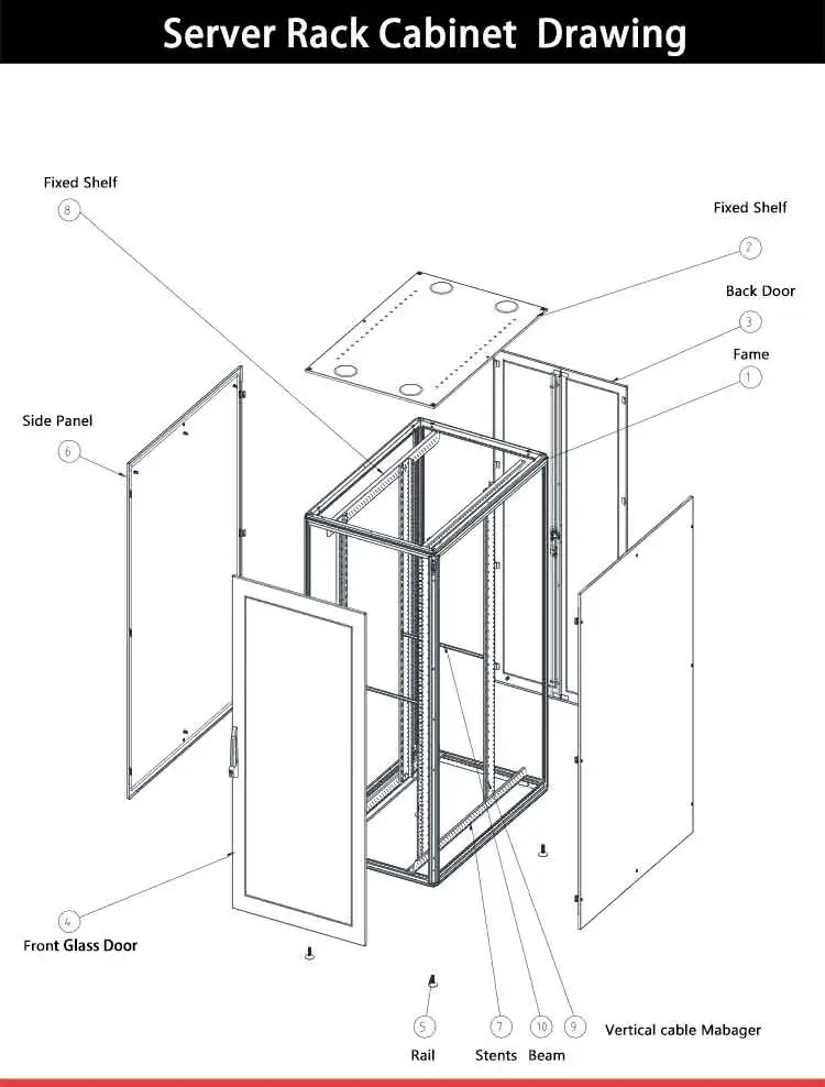 19 Inch Modular Sheet Metal Cabinet Lithium Battery System Rechargeable Battery Modules Cabinet(图3)