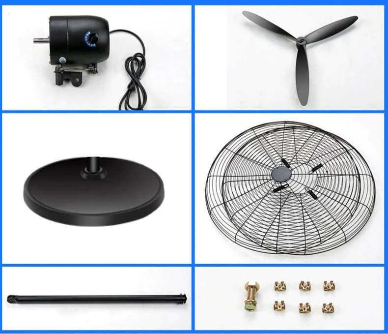 Electrical Wall Mount Fan, Electric Power - detail 22