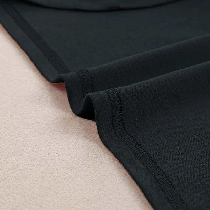Dear-Lover Private Label Crew Neck Tops Pullover Custom Plain Long Sleeve T Shirt