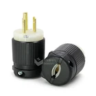 Plug Usa Goods In Stock NEMA 5-15P Type B Plug Rewireable USA 15A 125V 3 Prong Power Plug