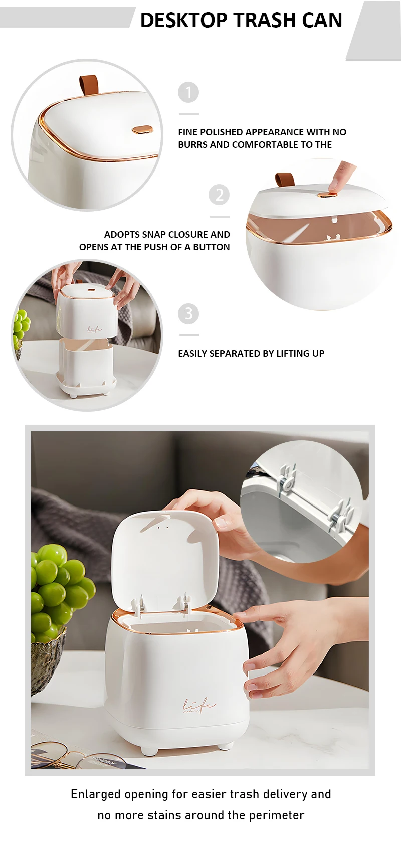 product countertop makeup organizer skin care display stand dustproof cosmetic storage box for bathroom bedroom dresser vanity-6