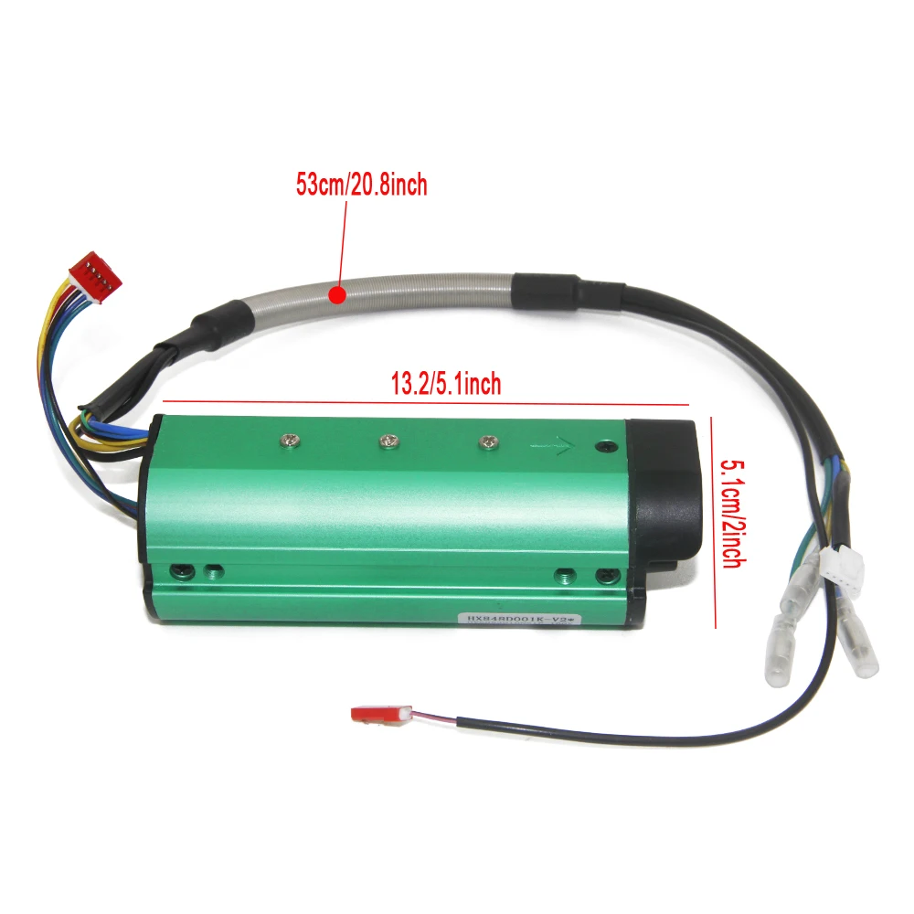 48V 15A Controller Dashboard Instrument Display Screen Date Line Cable for HX X8 X7 Electric Scooter Parts ebike conversion kit