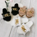 Slippers Fur 2021 New Arrivals Luxurious Fashion Furry Designer Women Fur Slipper