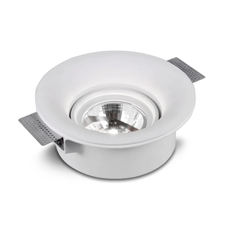 Ouderling Anzai Hangen 12v 50w Ar111 Indoor Recessed Ceiling Mounted Ip20 Trimless Gypsum Plaster  Led Light Downlight - Buy 12v Led Downlight 80mm,Gypsum Light,Trimless  Downlight Product on Alibaba.com