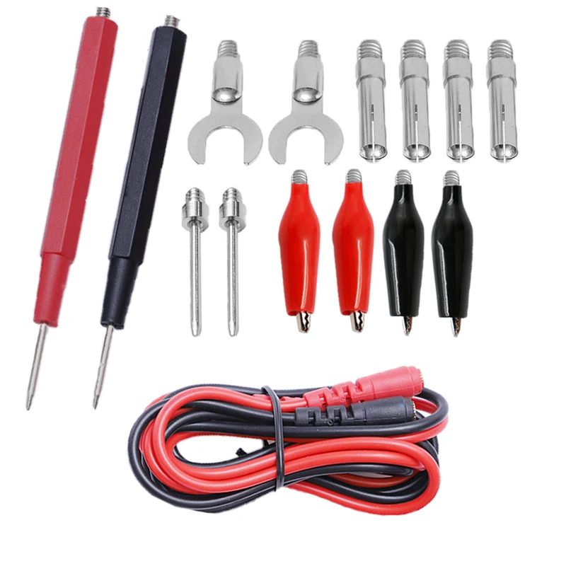 Probe Alligator Clip  Multifunction Multimeter Cable Lead Kit  Electronic Test 