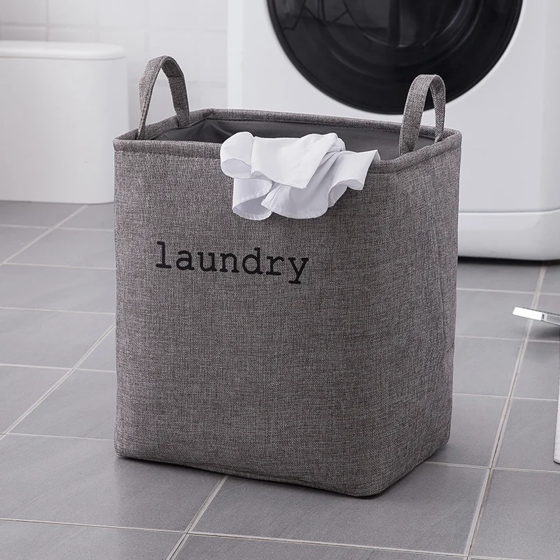 HUAYI  Selling High quality  Fabric Large Canvas storage basket laundry basket